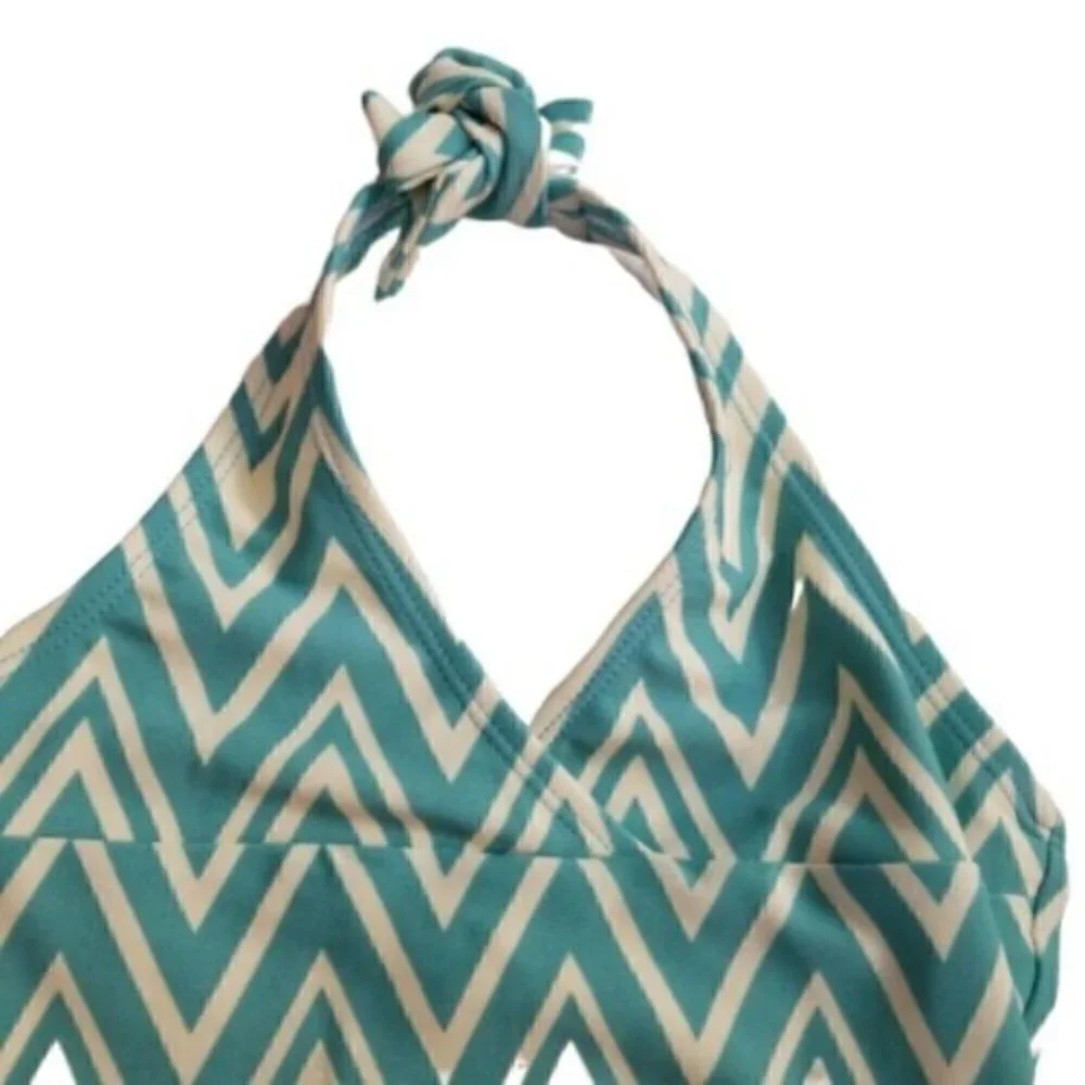Hanna Andersson Toddler Halter Ruffle Swimsuit